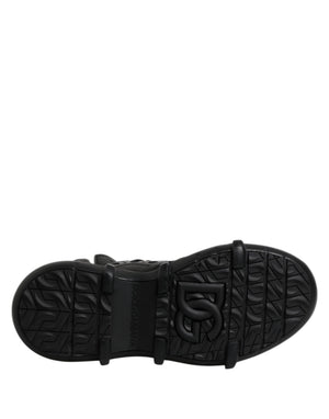 Schwarzes Leder Casual Herrenstiefel Schuhe