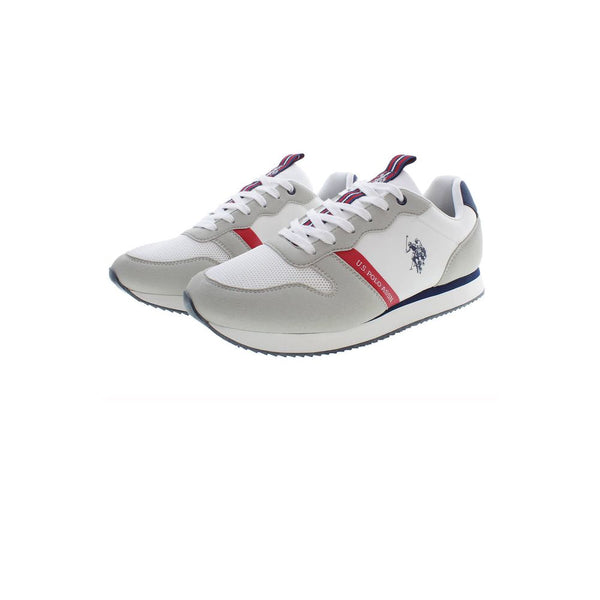 Weiß Polyester Männer Sneaker
