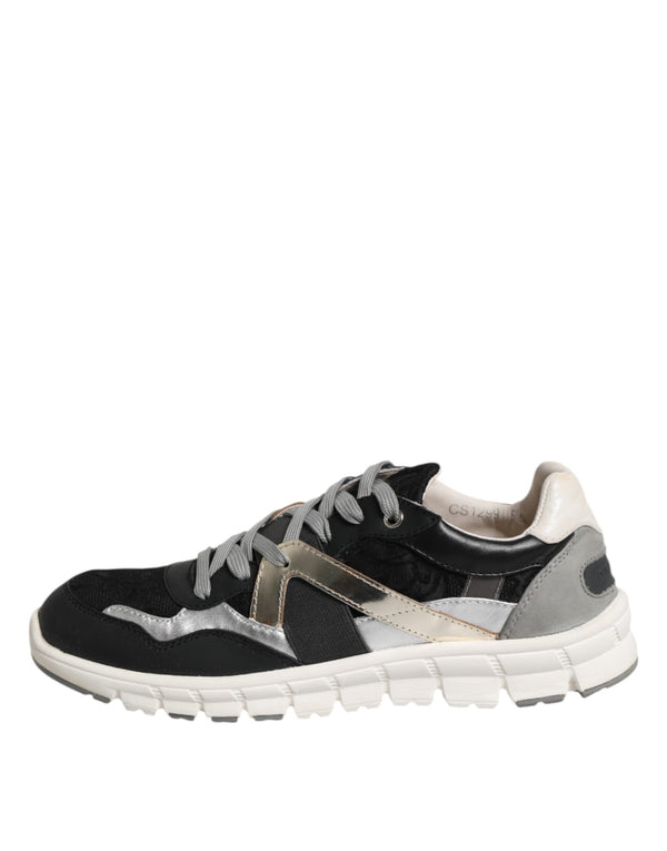 Multicolor Leder Wildleder Low Top Sneaker Schuhe