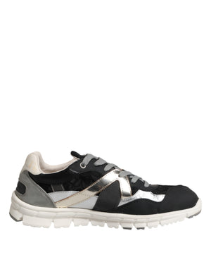 Multicolor Leder Wildleder Low Top Sneaker Schuhe