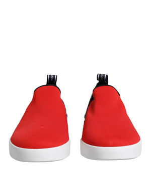 Rot Logo Low Top Slip On Männer Turnschuhe Schuhe