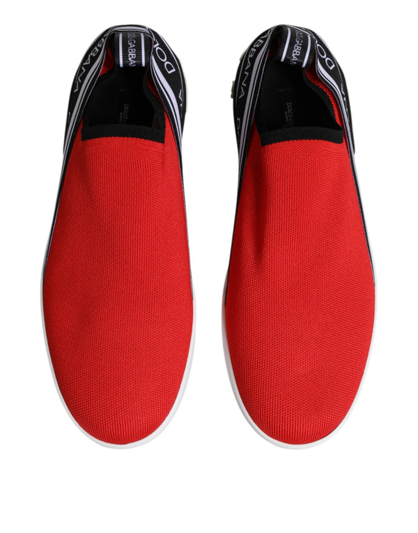 Rot Logo Low Top Slip On Männer Turnschuhe Schuhe