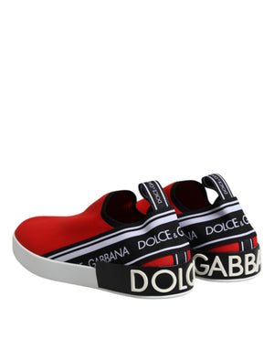 Rot Logo Low Top Slip On Männer Turnschuhe Schuhe