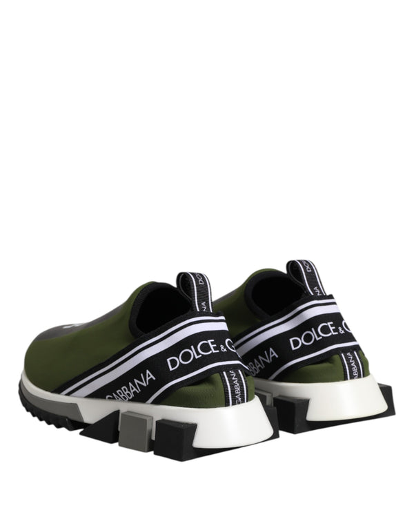 Grün Schwarz Slip On Sorrento Sneakers Schuhe