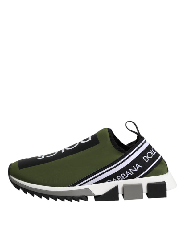 Grün Schwarz Slip On Sorrento Sneakers Schuhe