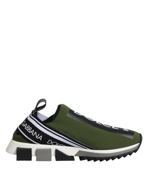 Grün Schwarz Slip On Sorrento Sneakers Schuhe