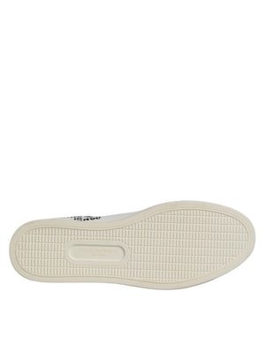 Weiß London Kalbsleder Männer Turnschuhe Schuhe