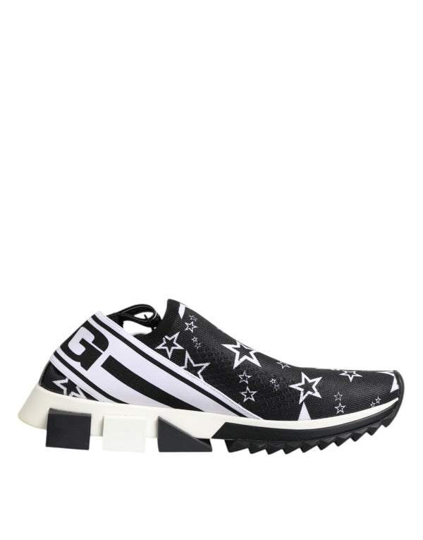 Schwarz Weiß Sorrento Low Top Sneakers Schuhe