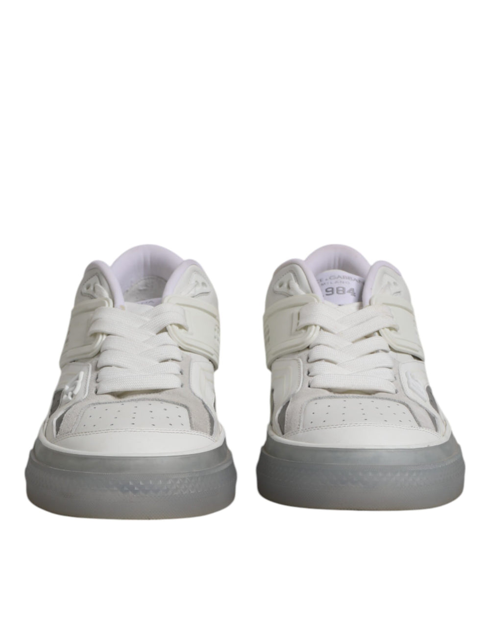 Weiß Low Top DG Geprägte Männer Turnschuhe Schuhe