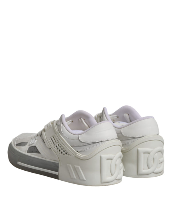 Weiß Low Top DG Geprägte Männer Turnschuhe Schuhe