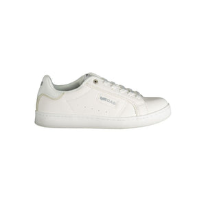 Weißer Polyester Damen Sneaker