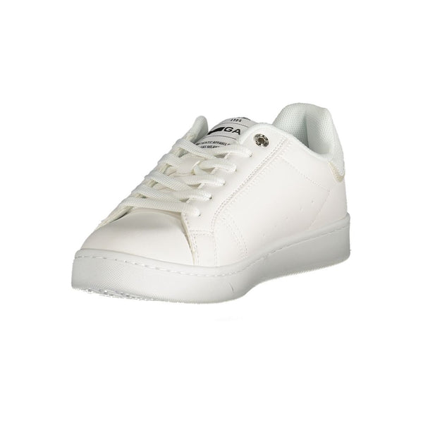 Weißer Polyester Damen Sneaker