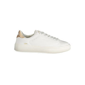 Weißer Polyester Damen Sneaker