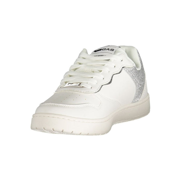 Weißer Polyester Damen Sneaker