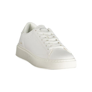 Weißer Polyester Damen Sneaker