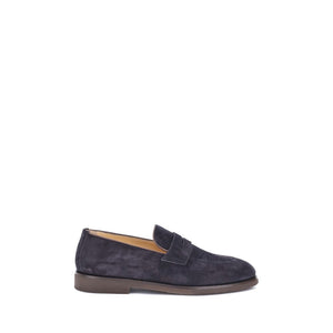 Elegante Blaue Gummisohle Slipper