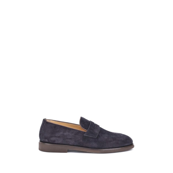 Elegante Blaue Gummisohle Slipper