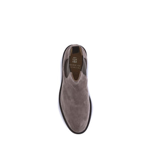 Braune Kalbshaut Bos Taurus Chelsea-Stiefel