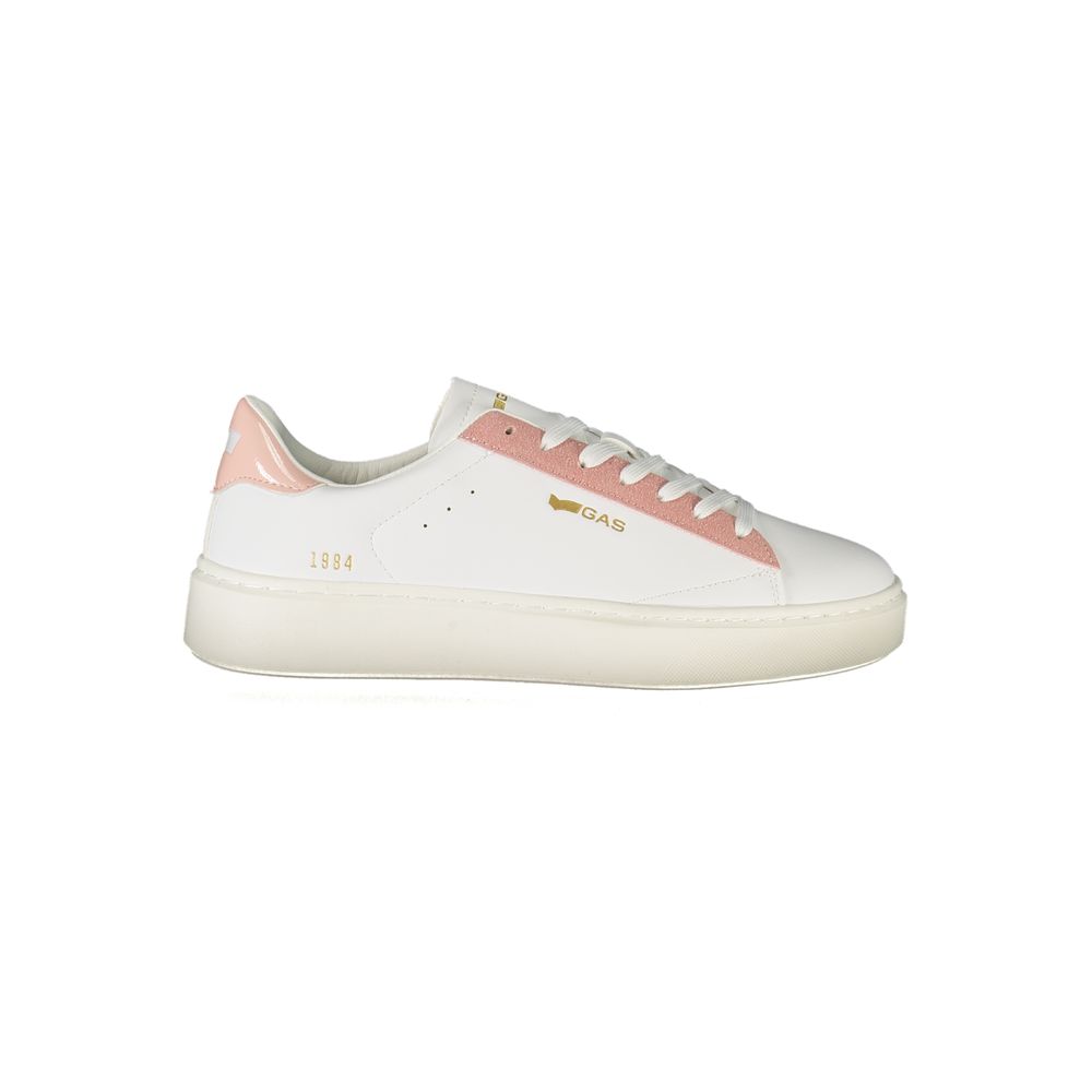 Weißer Polyester Damen Sneaker
