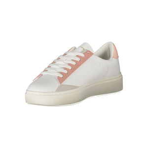 Weißer Polyester Damen Sneaker