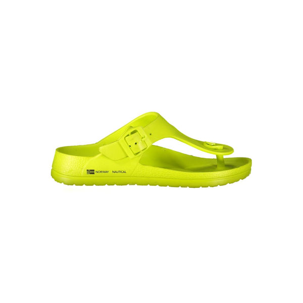 Gelbe Plastik Damen Sandale