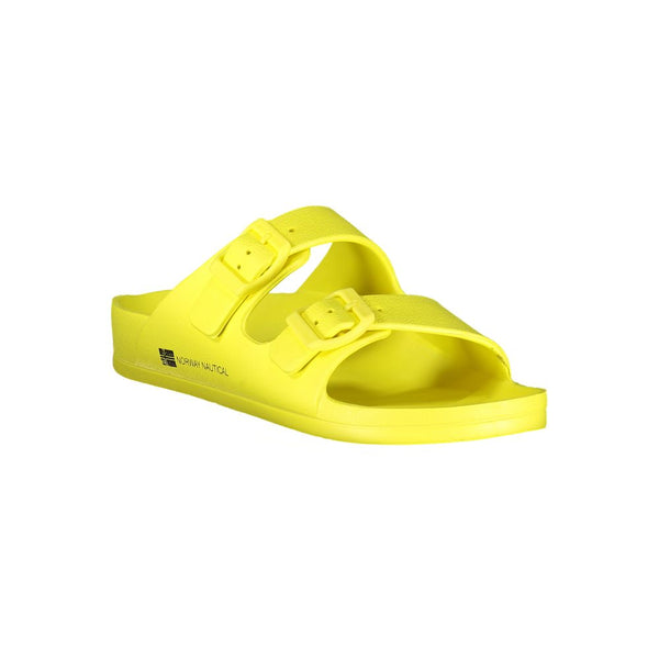 Gelbe Plastik Damen Sandale