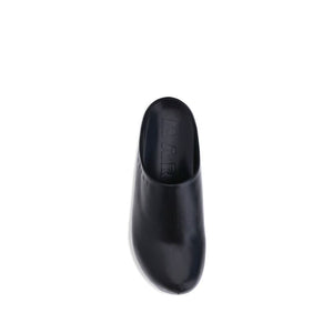Schwarze Kalbshaut Bos Taurus Clogs