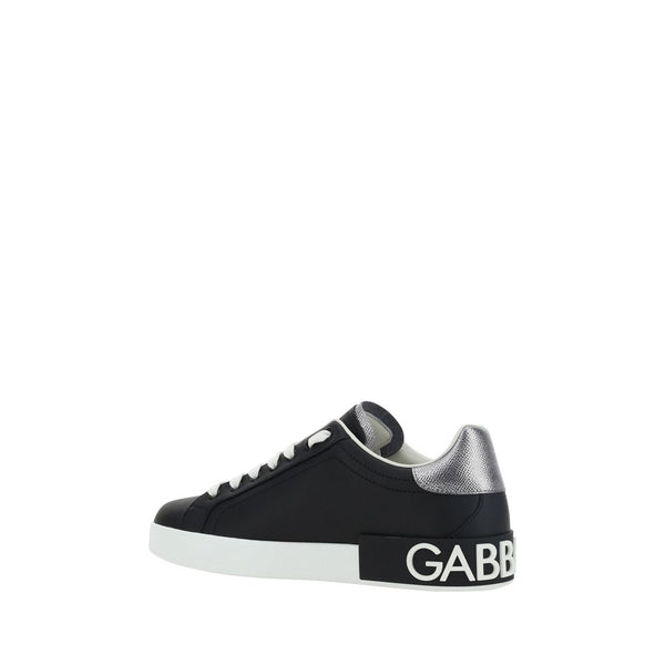 Schwarze Sneakers aus Kalbsleder Bos Taurus