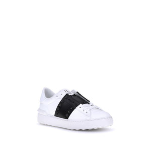 Schwarze Low-Top-Sneaker aus Kalbsleder Bos Taurus