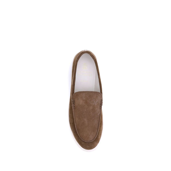 Braune Kalbshaut Bos Taurus Sneakers mit niedrigem Schaft