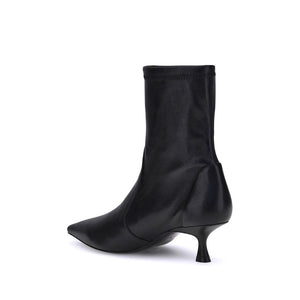 Schwarze Kalbshaut Bos Taurus Stiefeletten