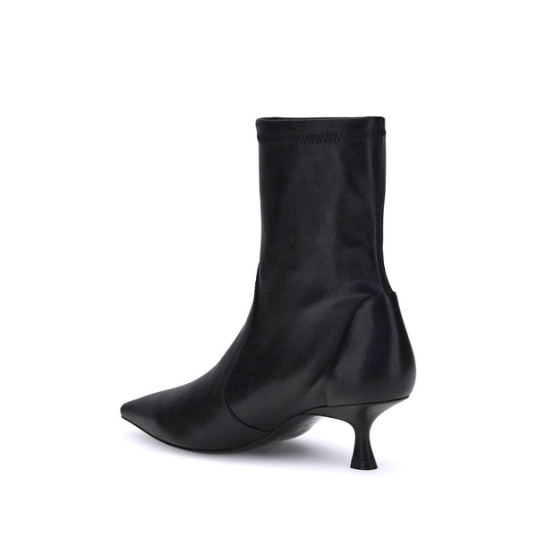 Schwarze Kalbshaut Bos Taurus Stiefeletten