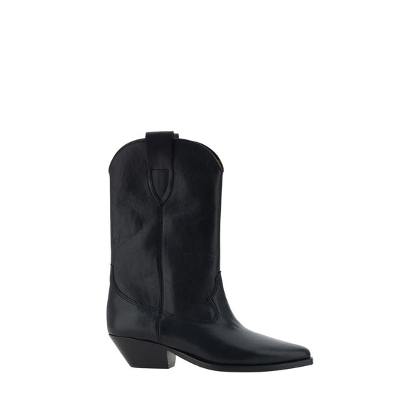 Schwarze Kalbshaut Bos Taurus Stiefeletten