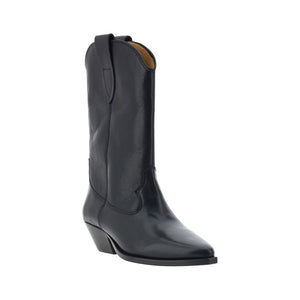 Schwarze Kalbshaut Bos Taurus Stiefeletten
