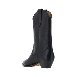 Schwarze Kalbshaut Bos Taurus Stiefeletten