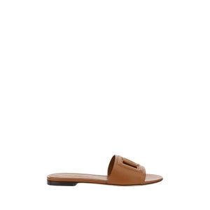 Braune Kalbshaut Bos Taurus Sandalen