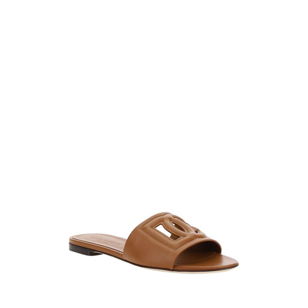 Braune Kalbshaut Bos Taurus Sandalen