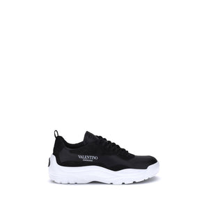 Schwarze Sneakers aus Kalbsleder Bos Taurus