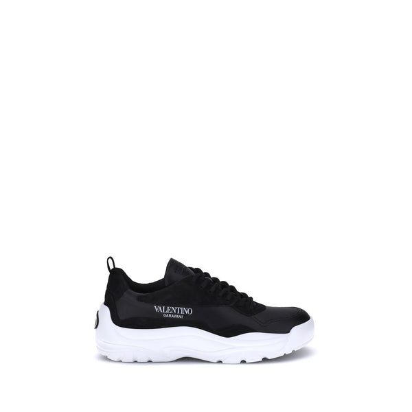Schwarze Sneakers aus Kalbsleder Bos Taurus