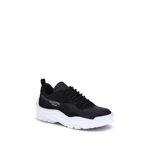 Schwarze Sneakers aus Kalbsleder Bos Taurus
