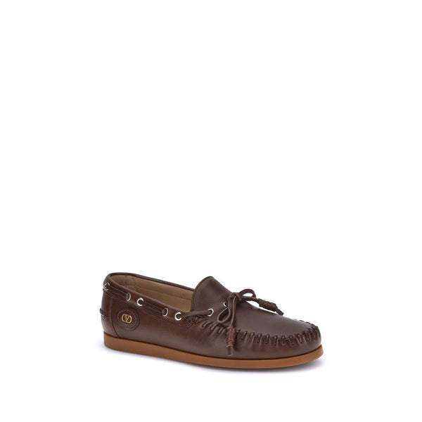 Braune Kalbsleder Bos Taurus Slipper