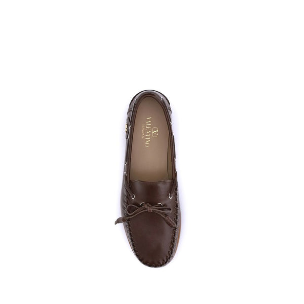 Braune Kalbsleder Bos Taurus Slipper