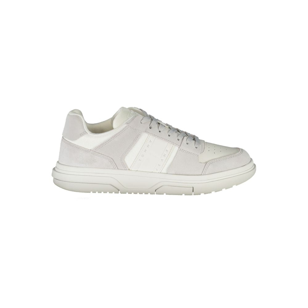 Sneaker aus weißem Polyester
