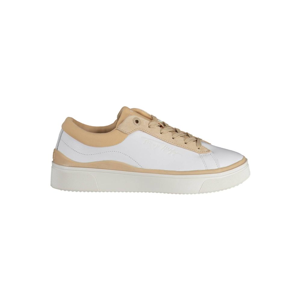 Sneaker aus weißem Polyester
