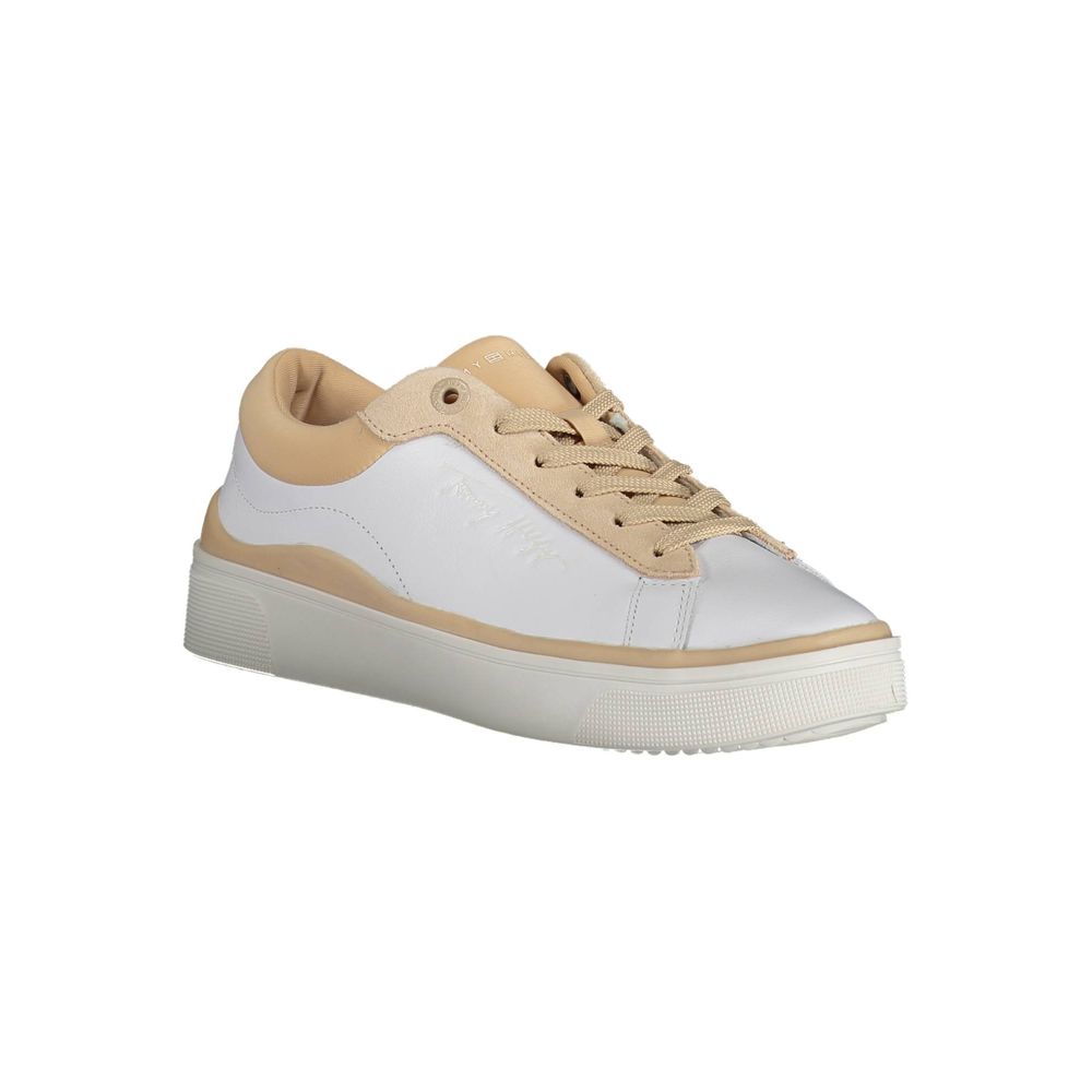 Sneaker aus weißem Polyester