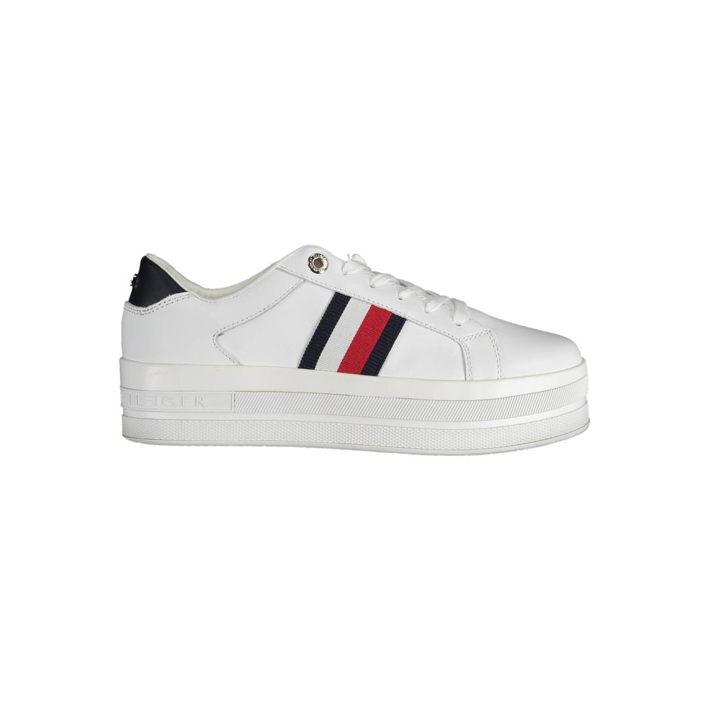 Sneaker aus weißem Polyester