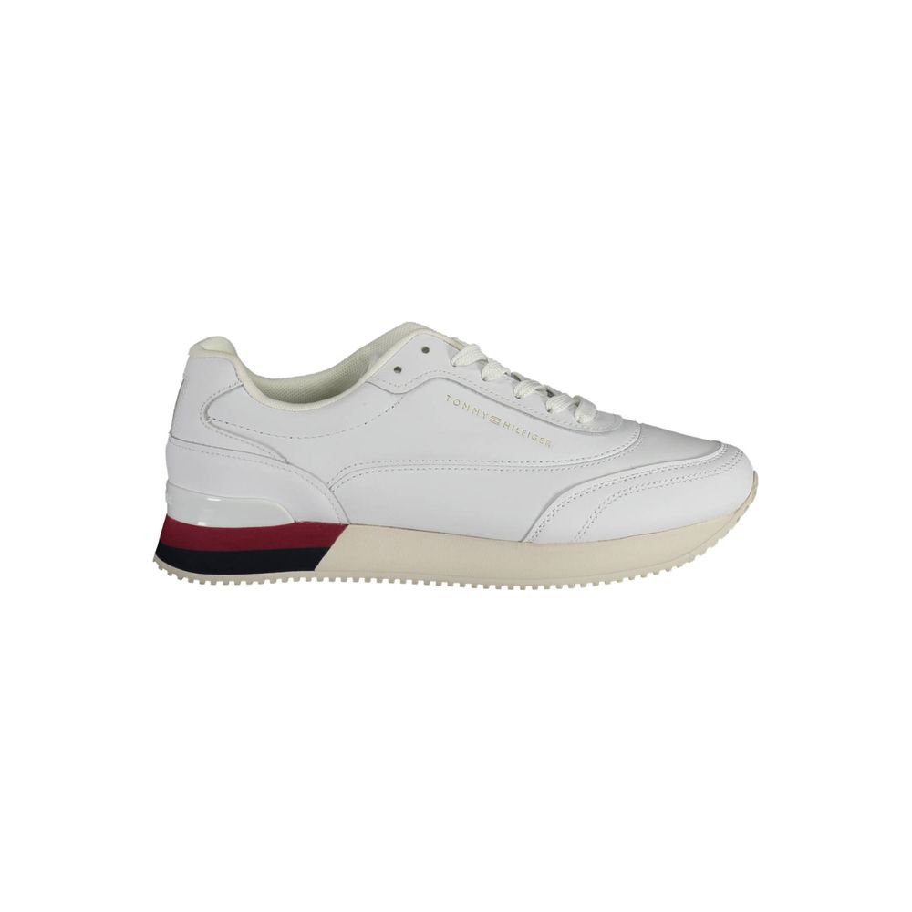 Sneaker aus weißem Polyester
