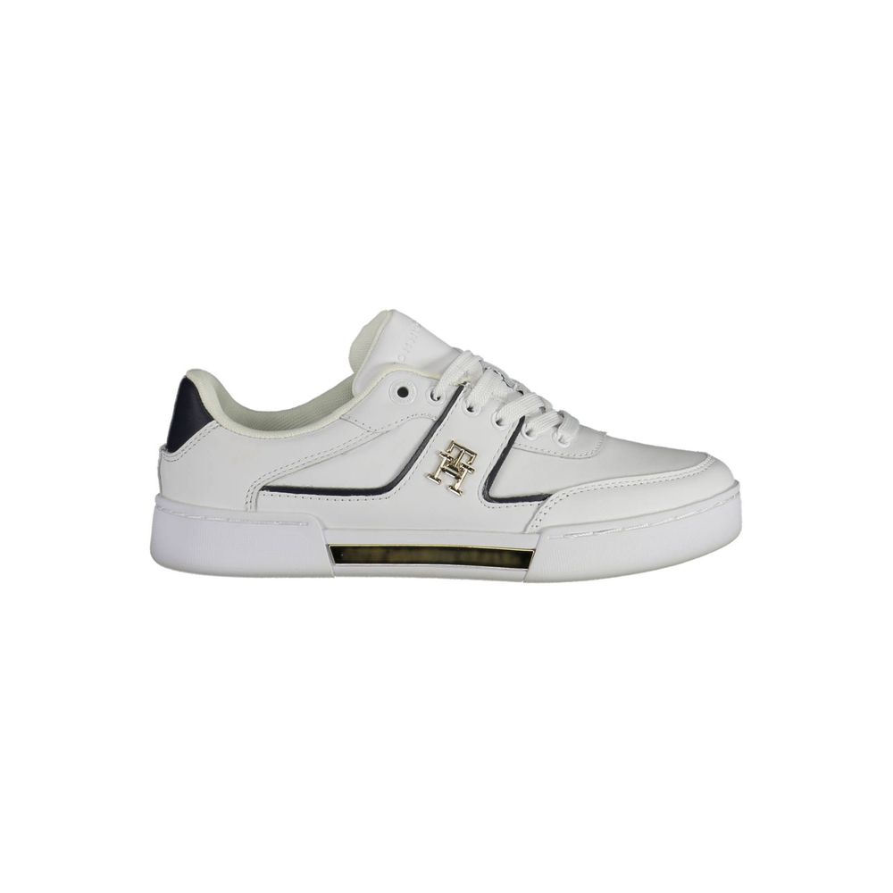 Sneaker aus weißem Polyester