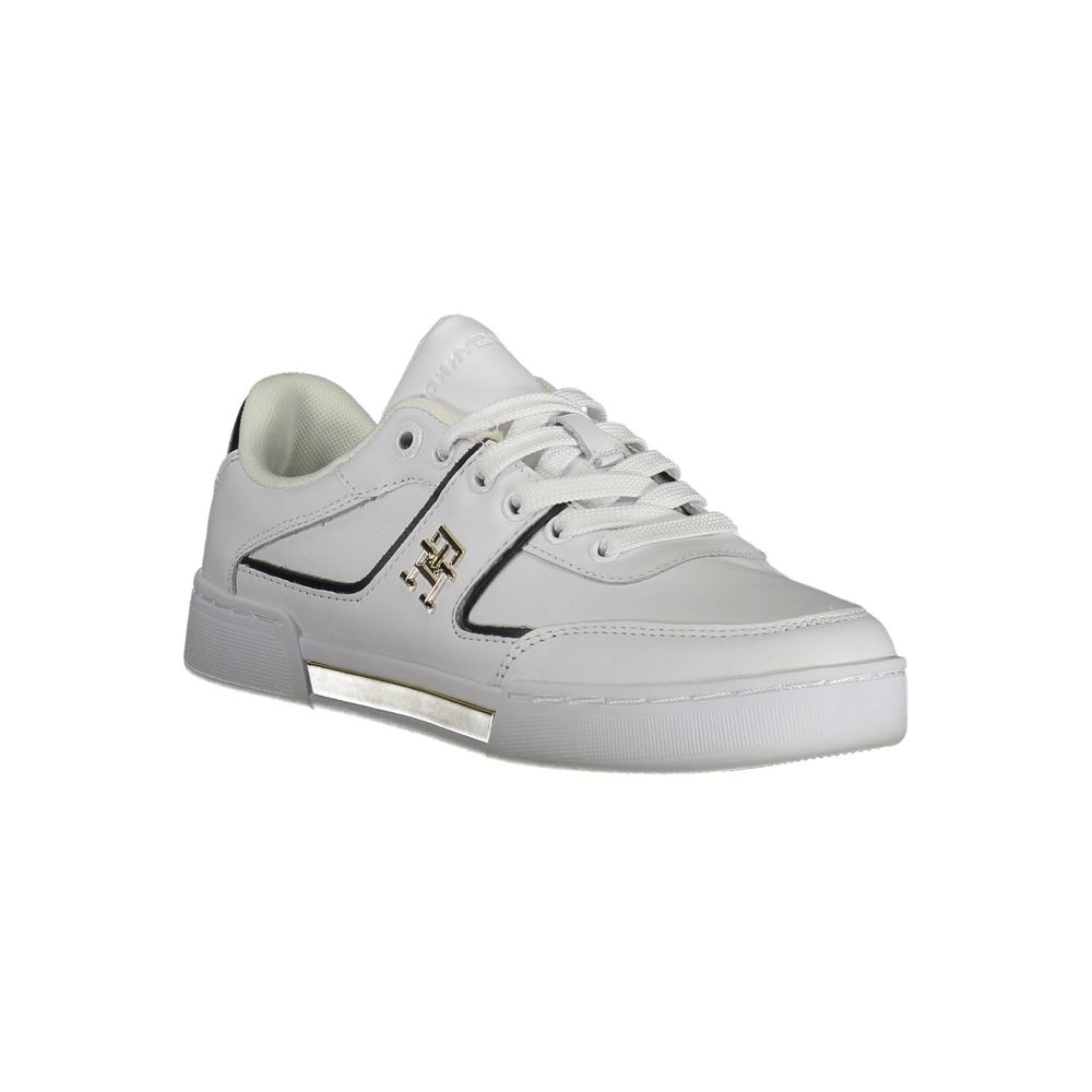 Sneaker aus weißem Polyester