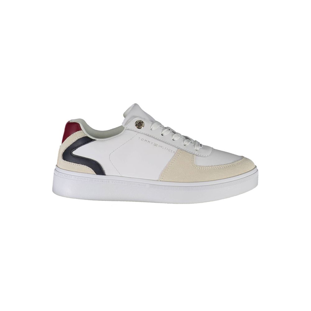 Sneaker aus weißem Polyester